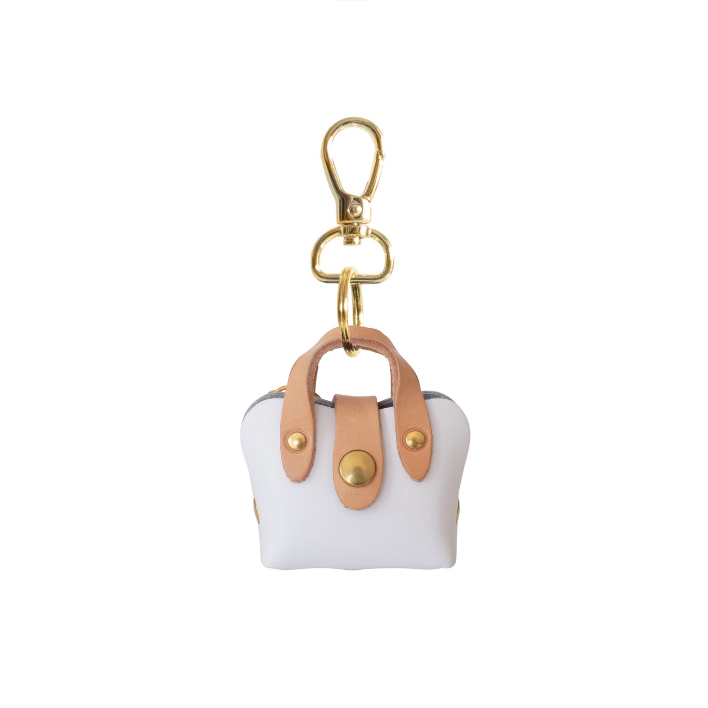 White Mini-Tote Waste Bag Dispenser