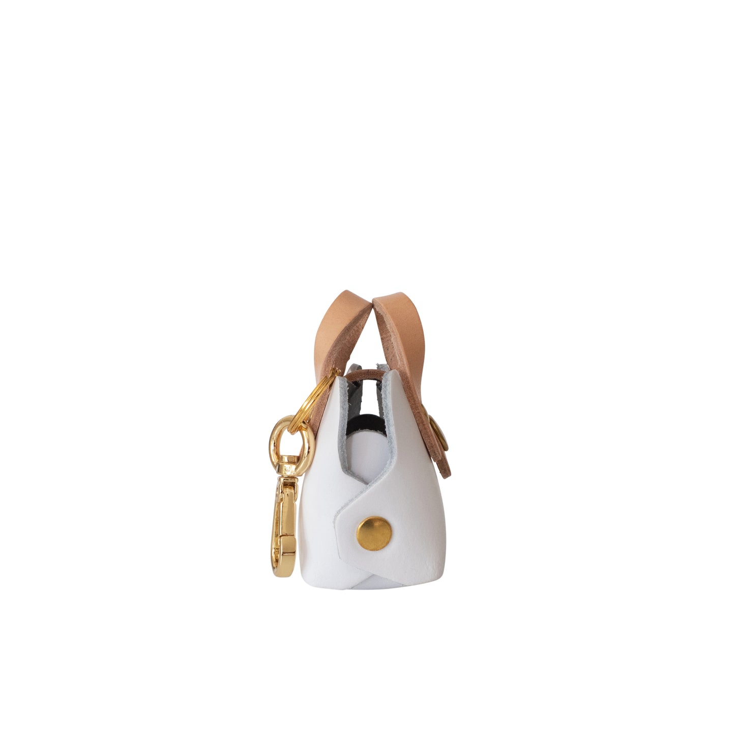 White Mini-Tote Waste Bag Dispenser