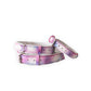 Cotton Candy Double Padded Leather Dog Collar