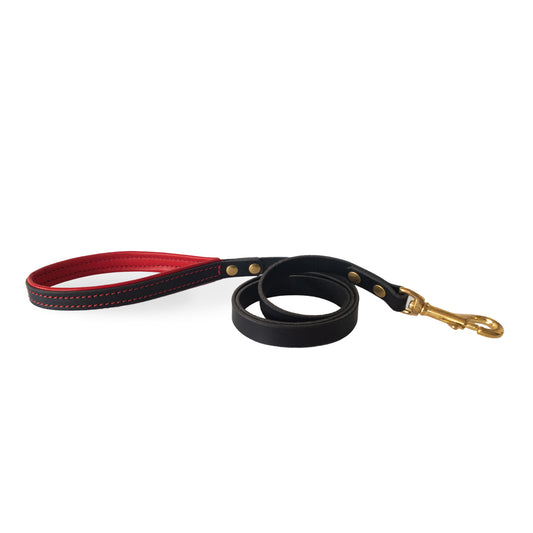 Rouge Double Padded Leather Dog Leash